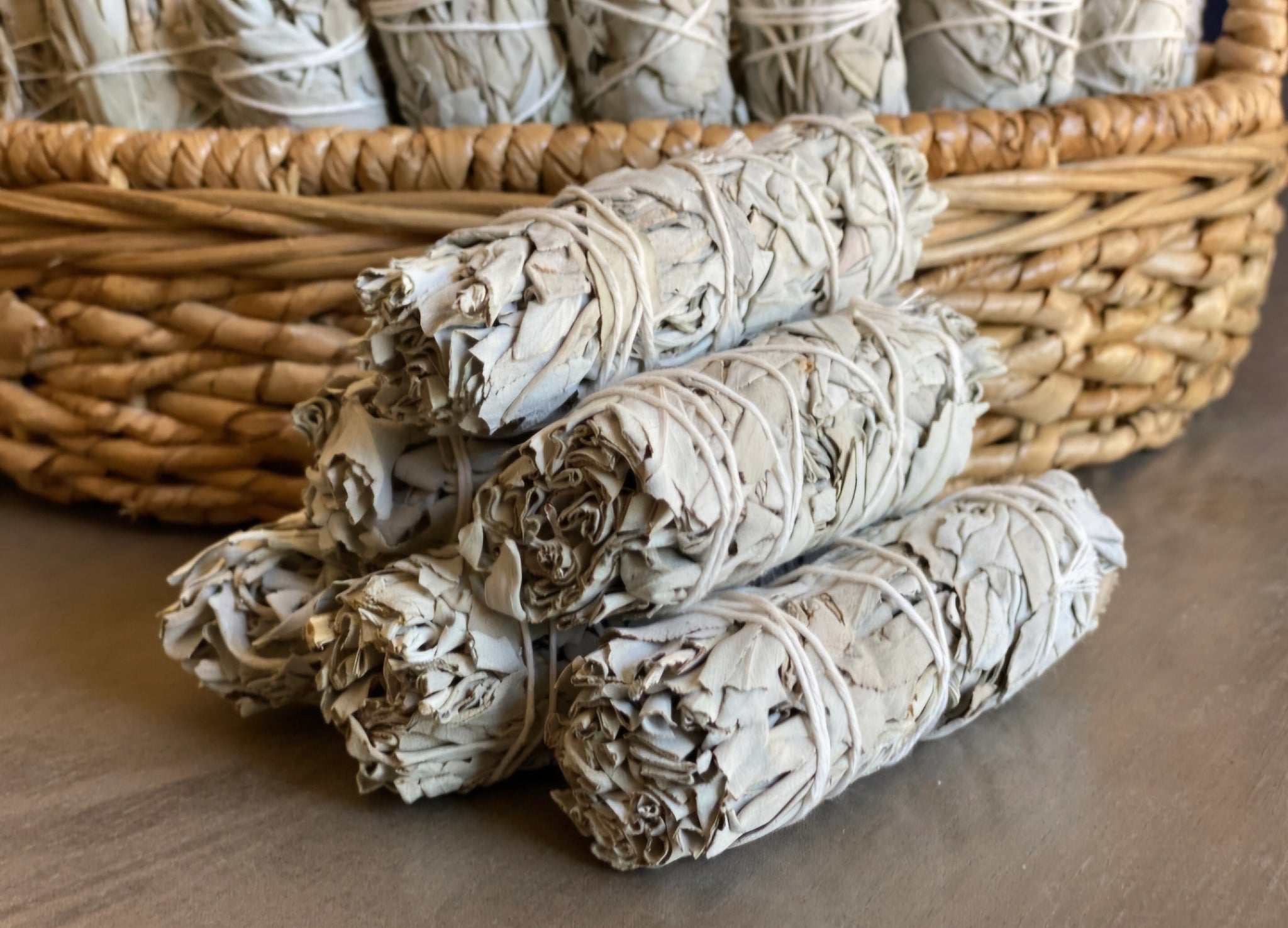White sage smudge sticks