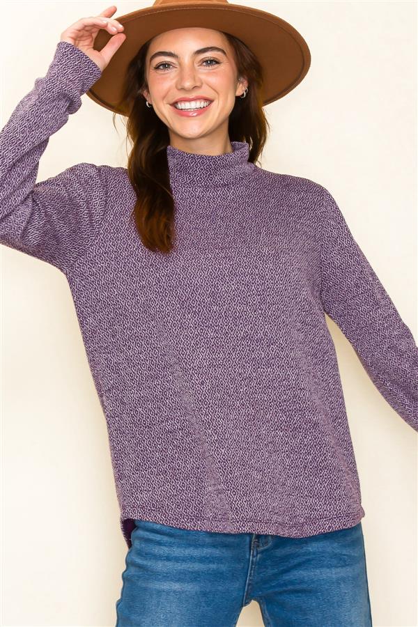 Hanna mock neck various colors