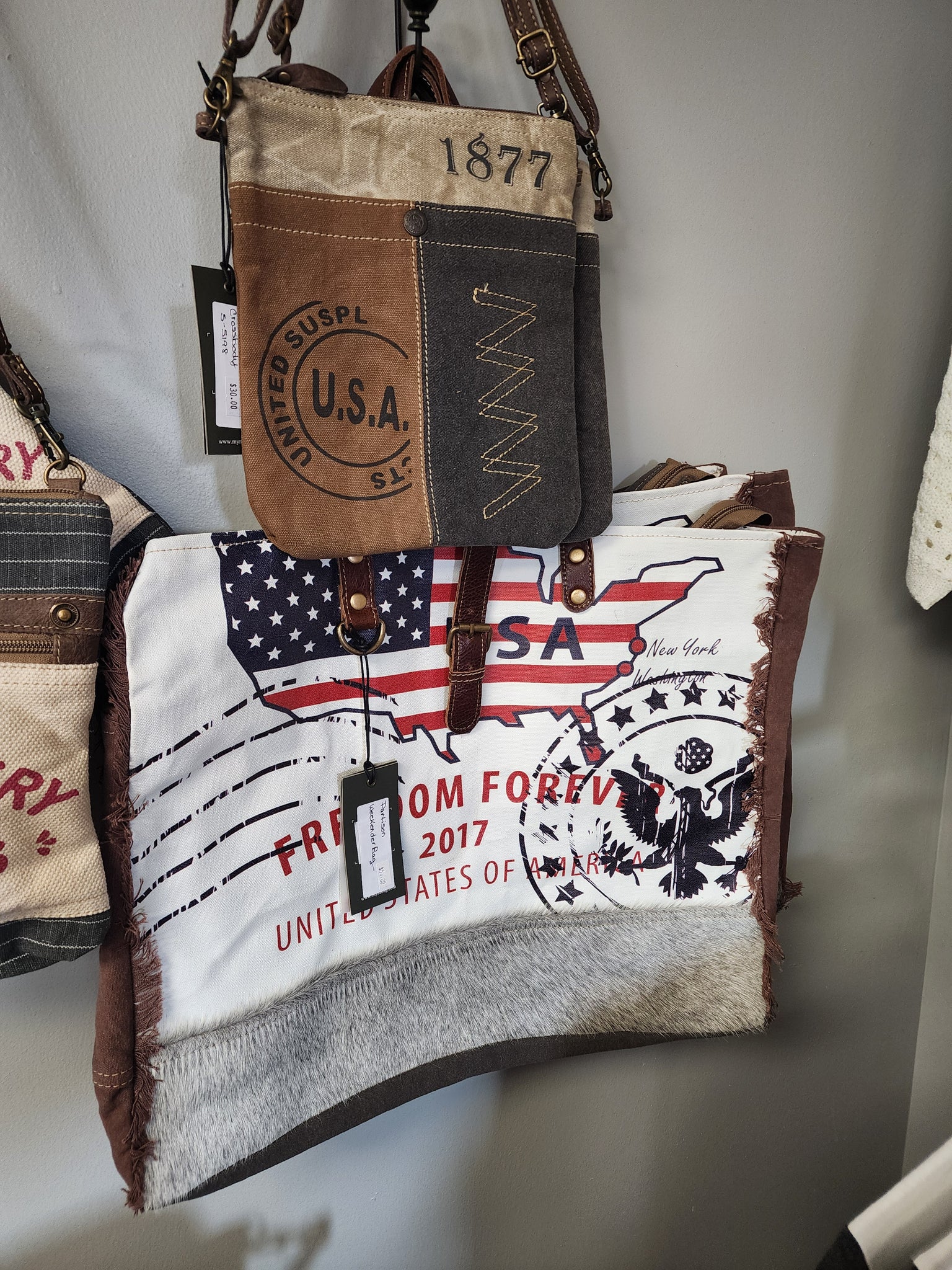 Myra bags USA design vintage canvas