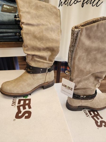 Victoria stone tall boot