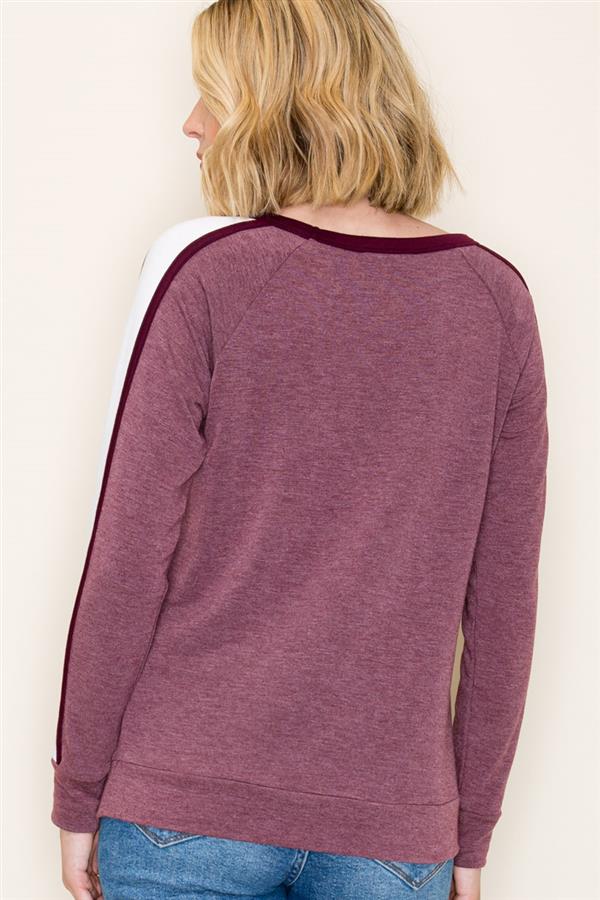 Stella various colors colorblock trim tops small to xl