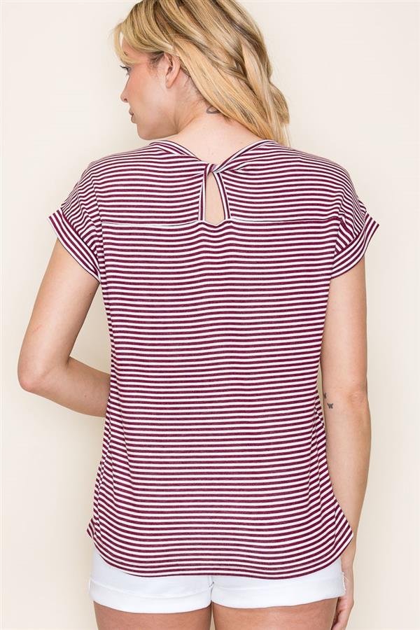 Nina various twisted stripe top small to xl
