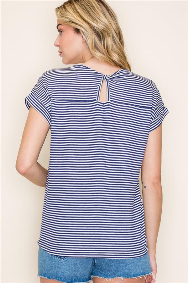 Nina various twisted stripe top small to xl