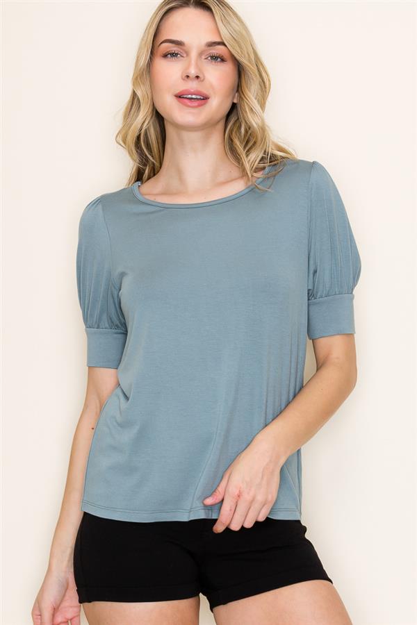 Andi dusty teal top small to xl