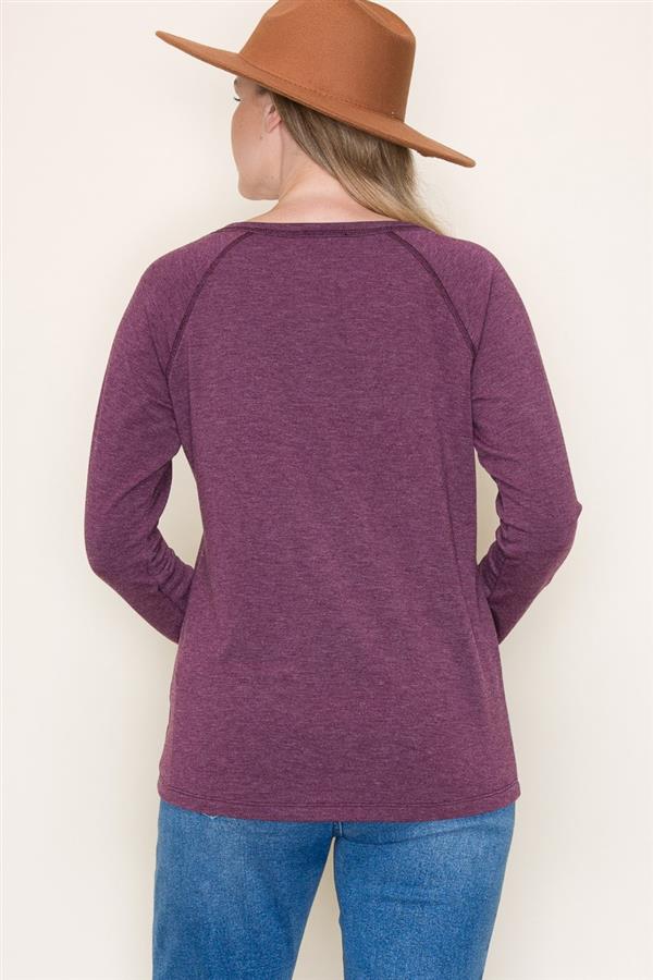 Bev various colors long sleeve top small to xl