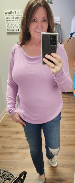 Julia drop shoulder top