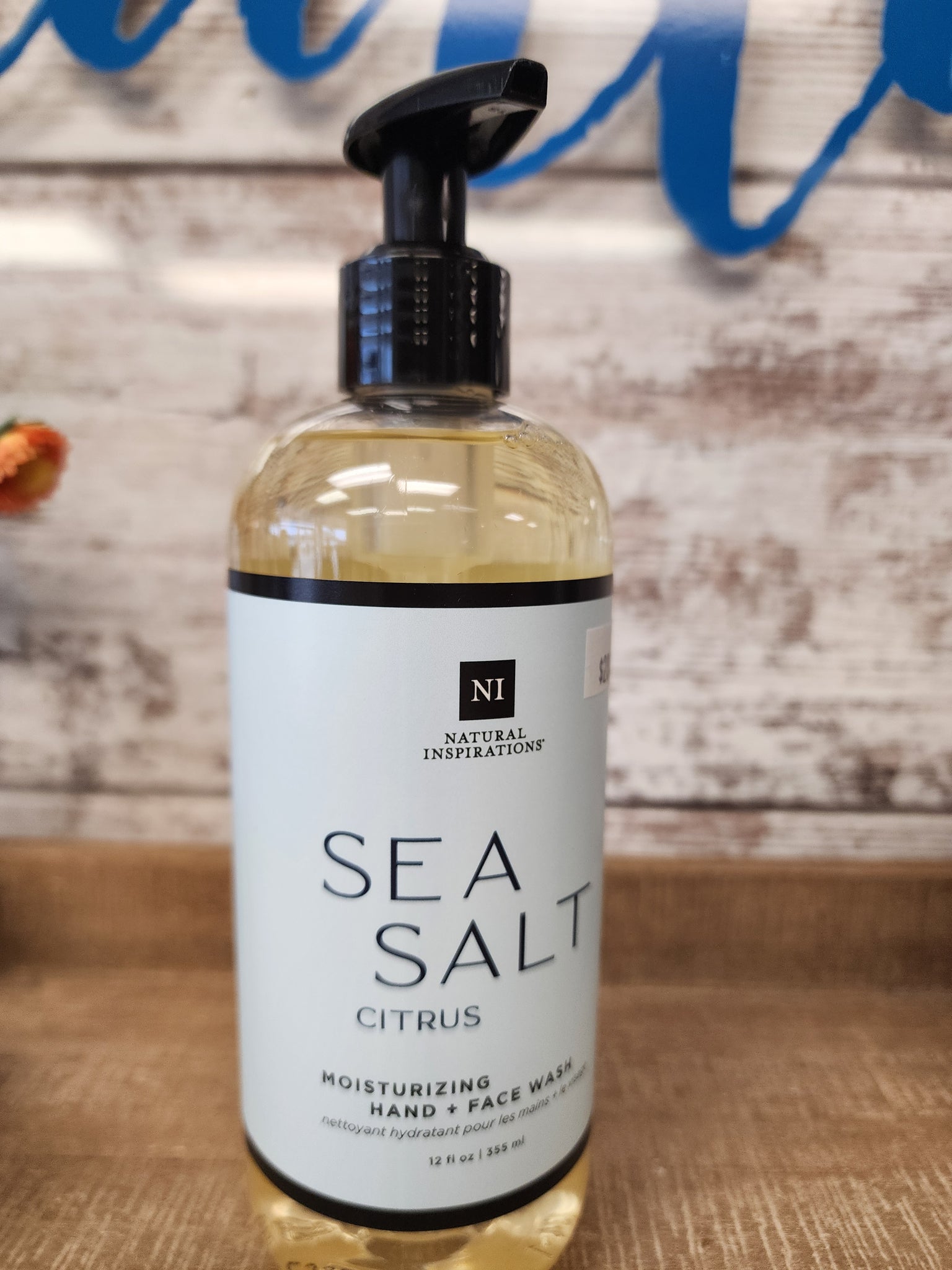 Sea salt citrus moisturizing hand and face wash