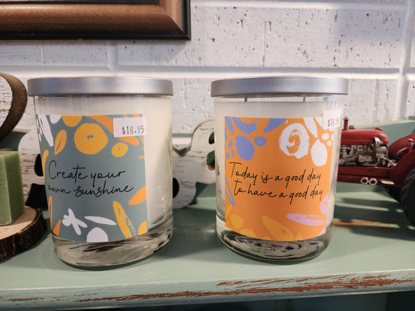 Inspirational candles