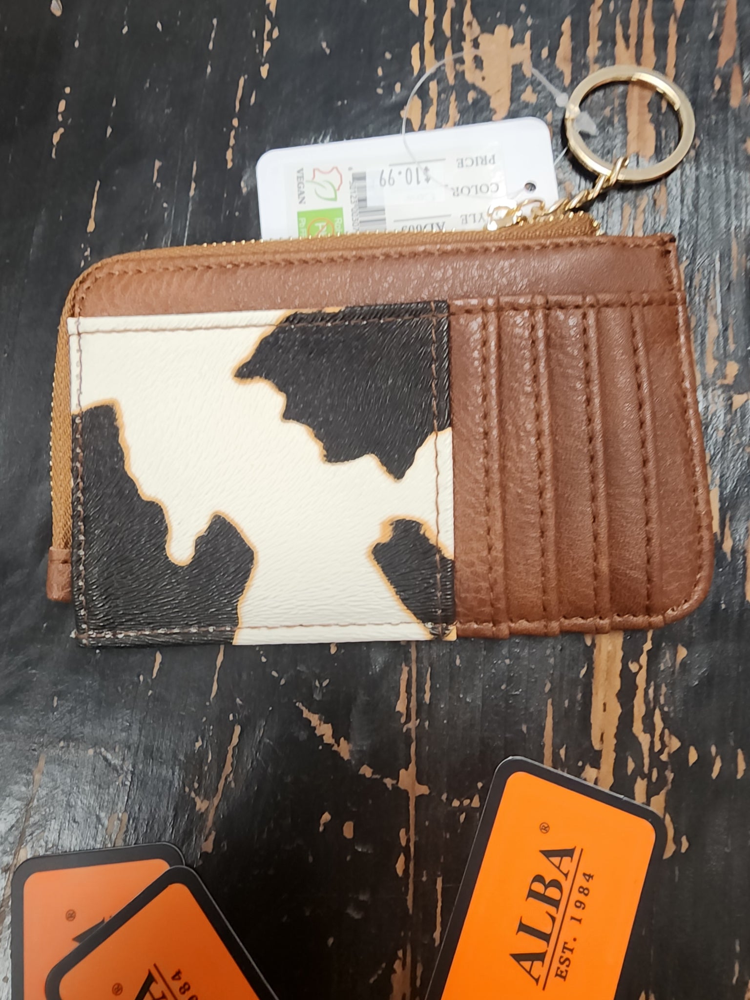 Key chain flat wallets