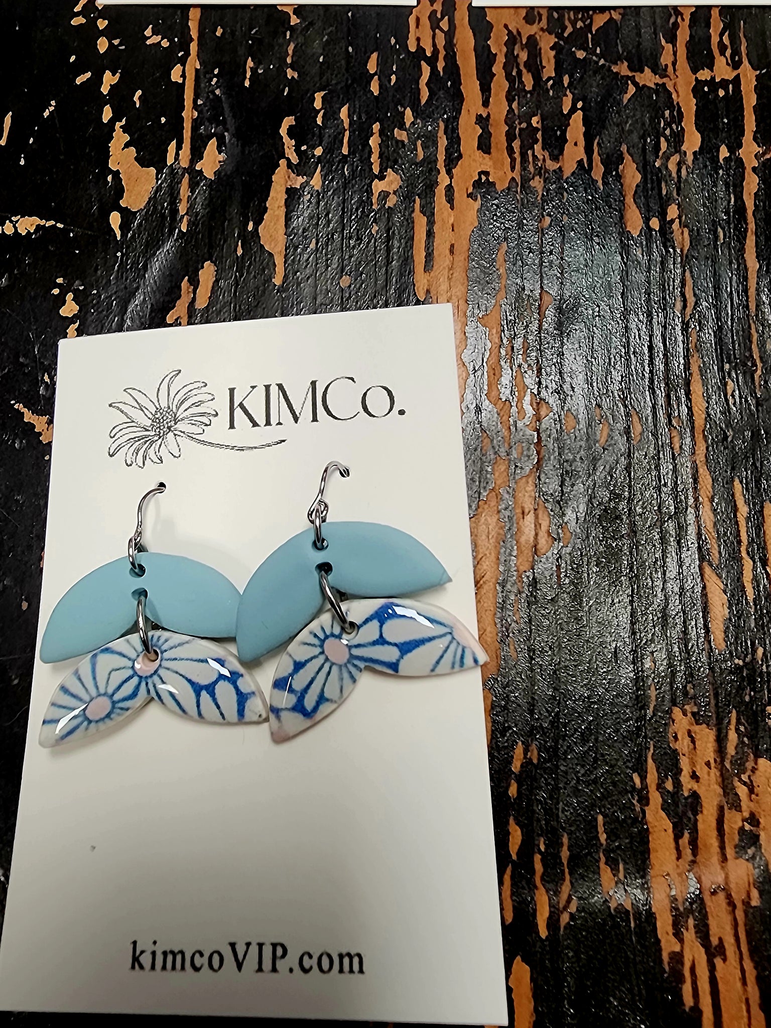 Polymer clay earrings