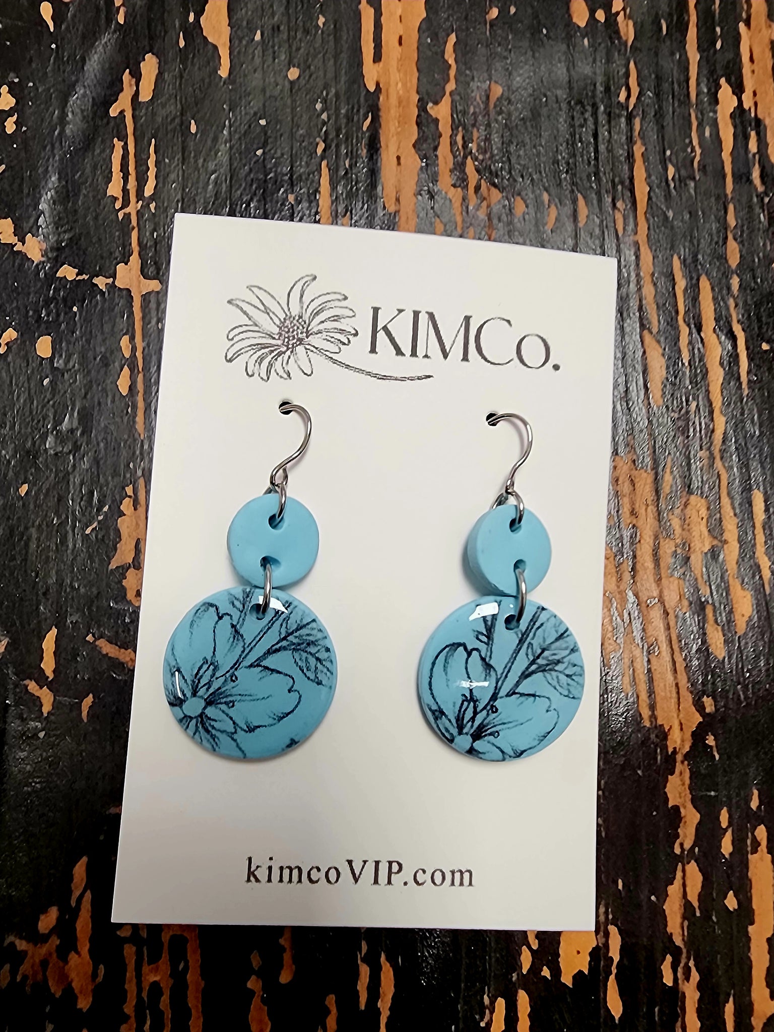 Polymer clay earrings