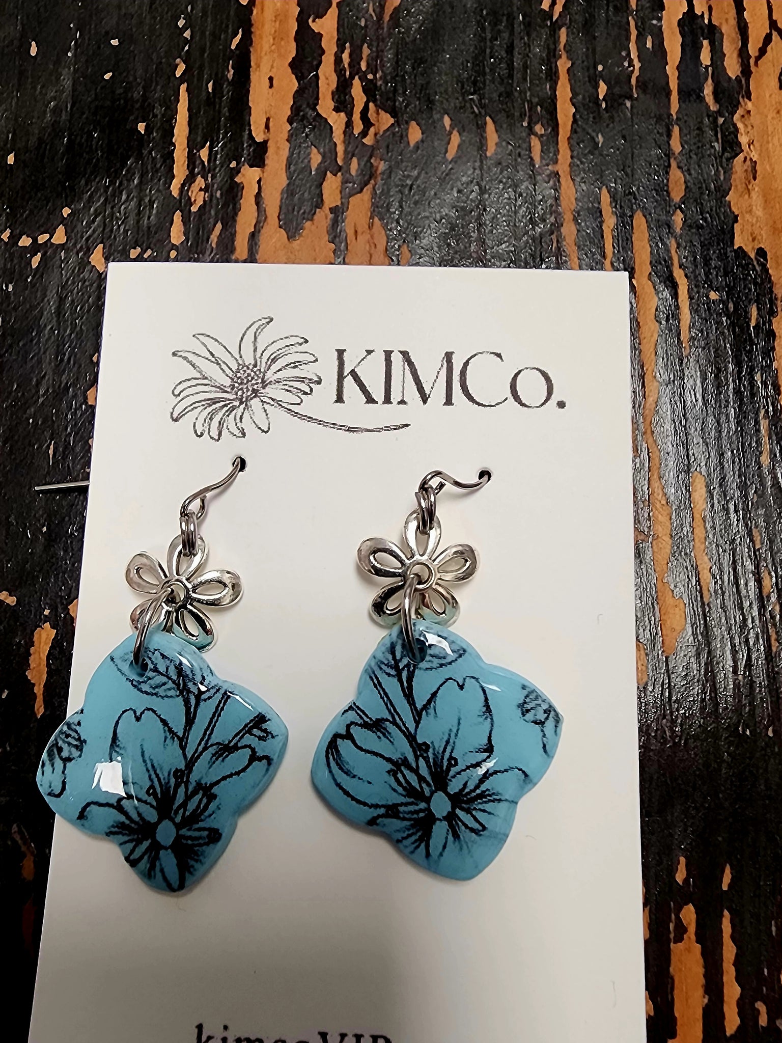 Polymer clay earrings