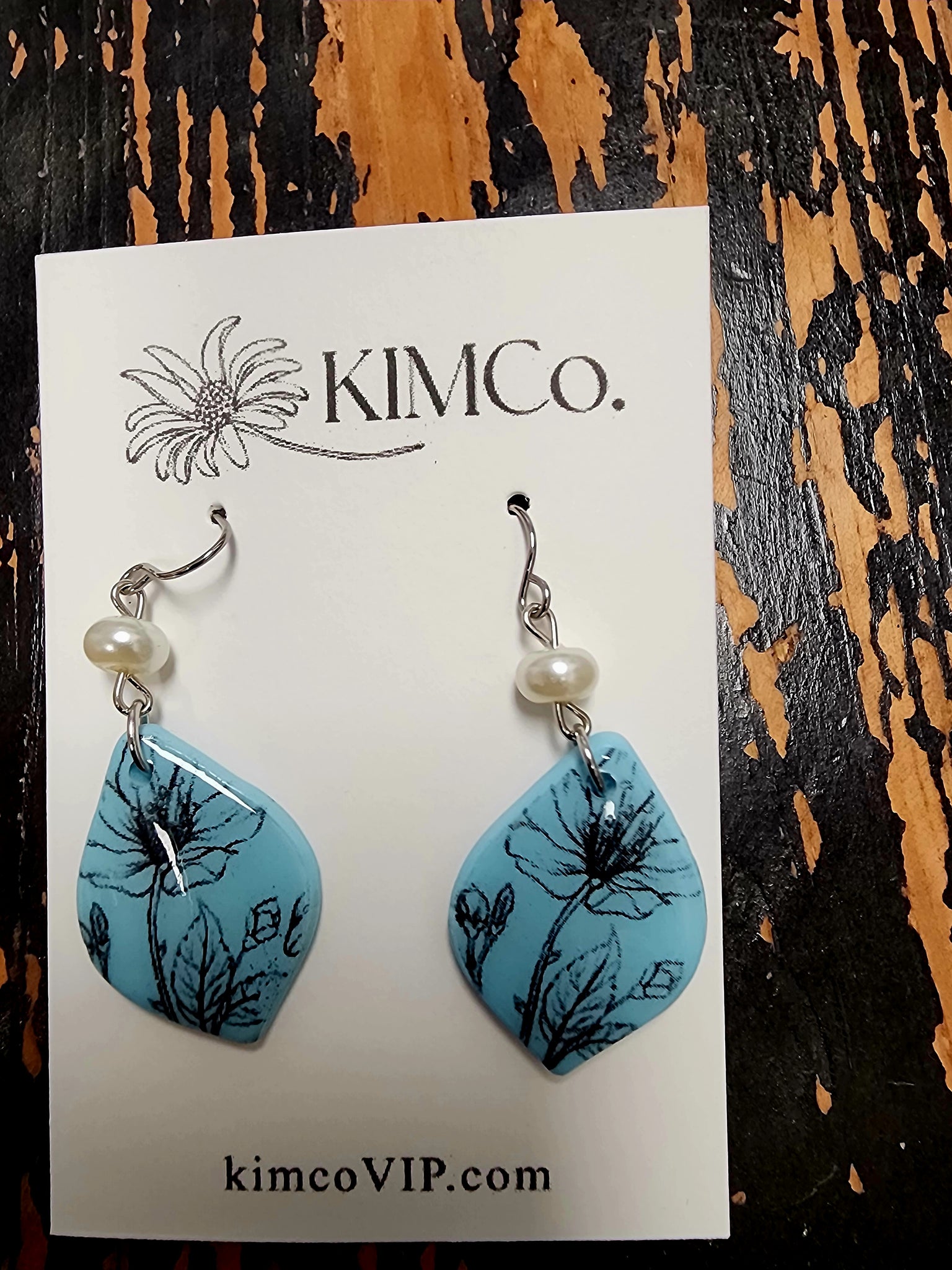 Polymer clay earrings