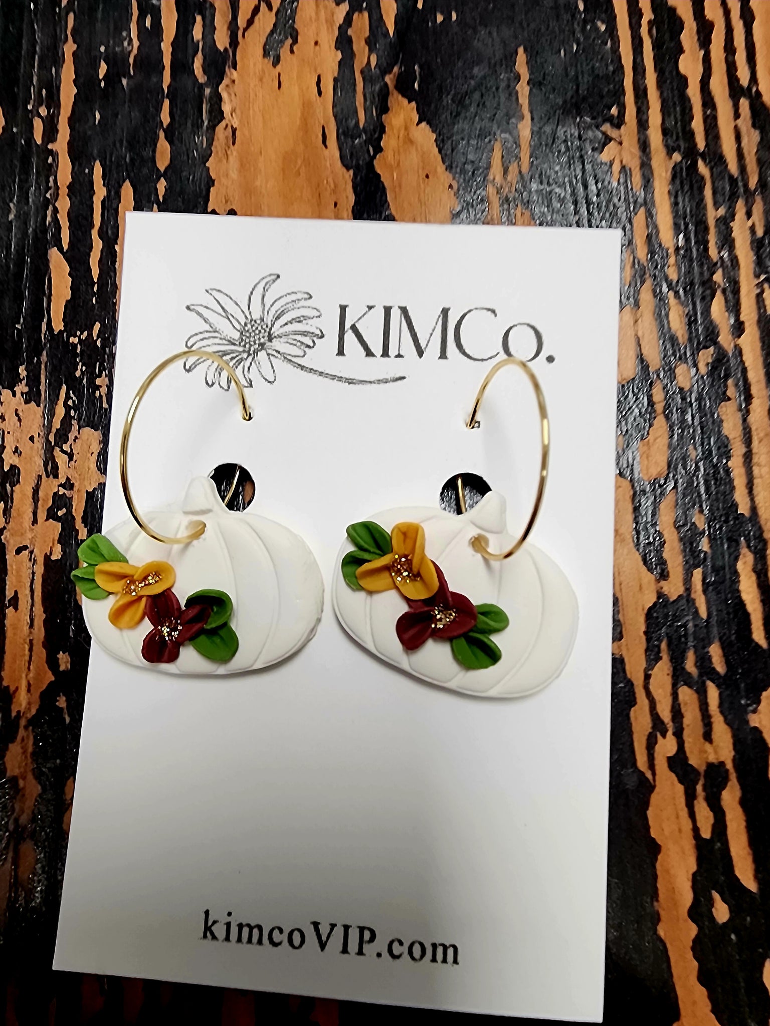 Polymer clay earrings
