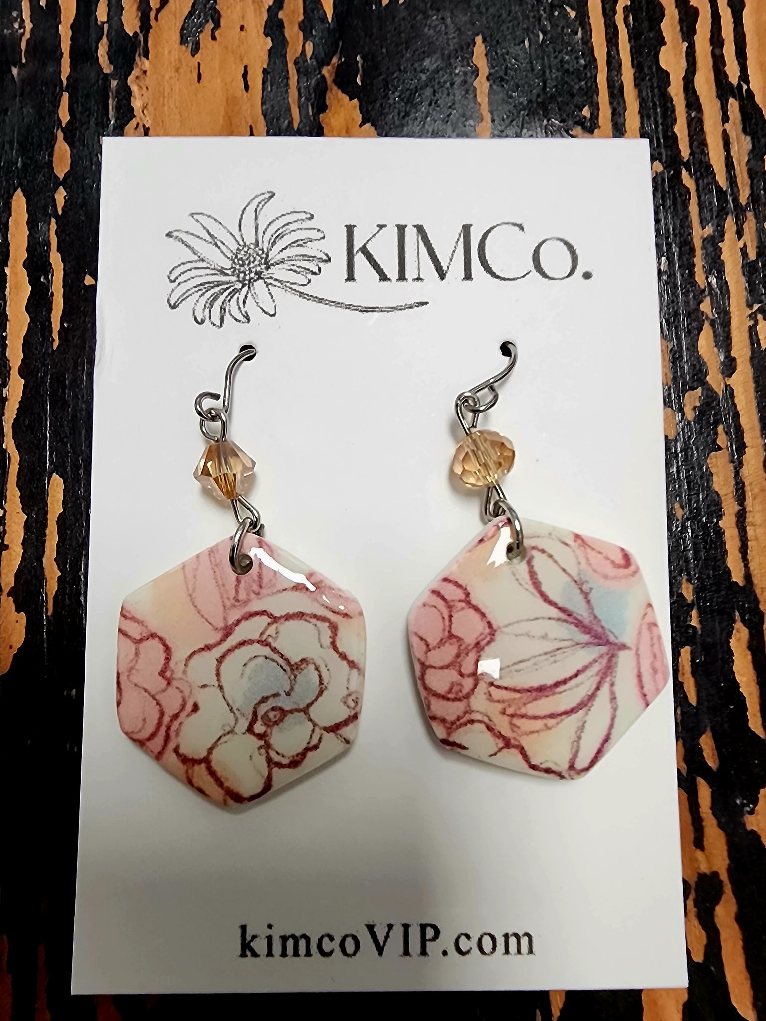 Polymer clay earrings