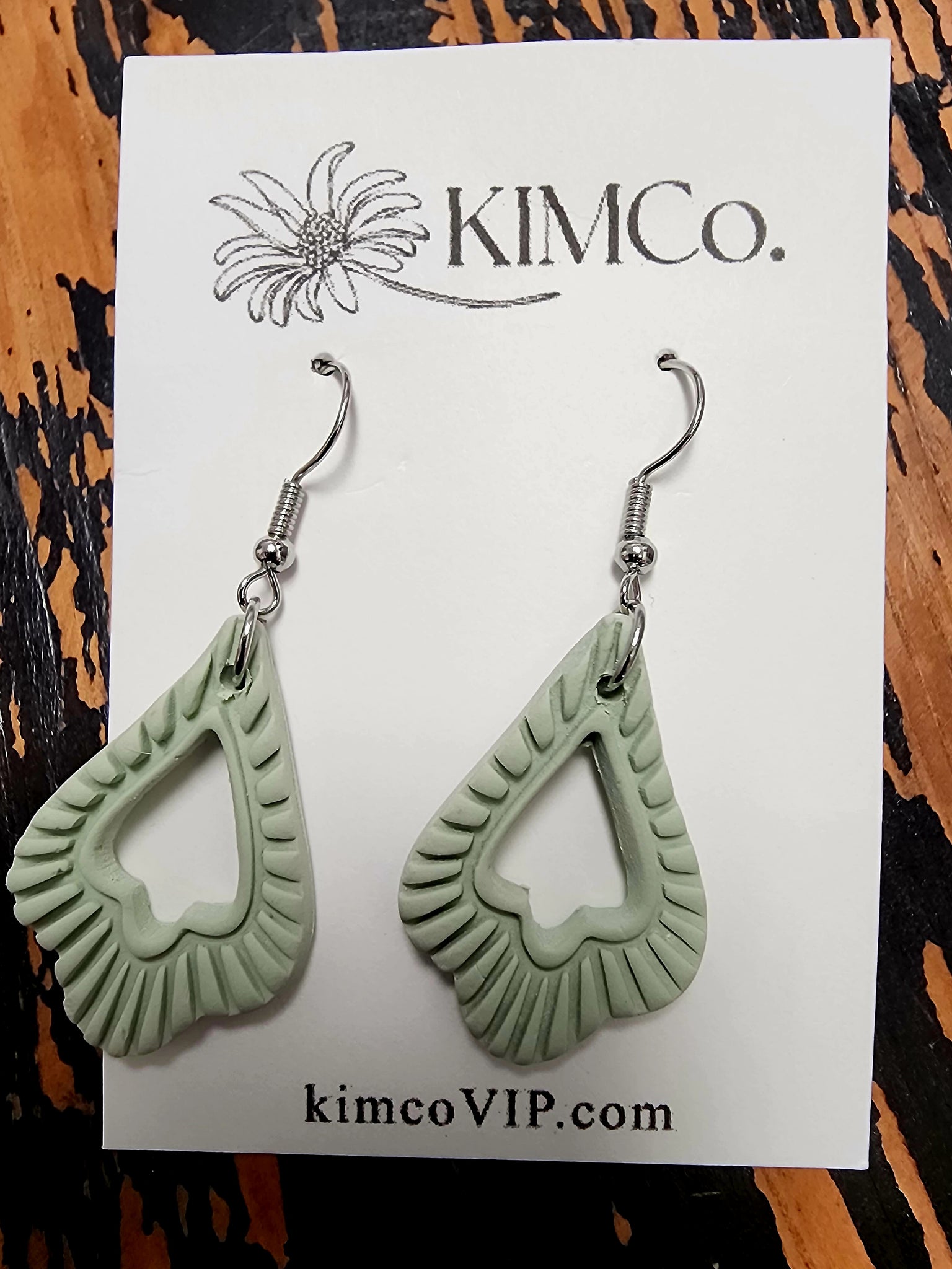 Polymer clay earrings