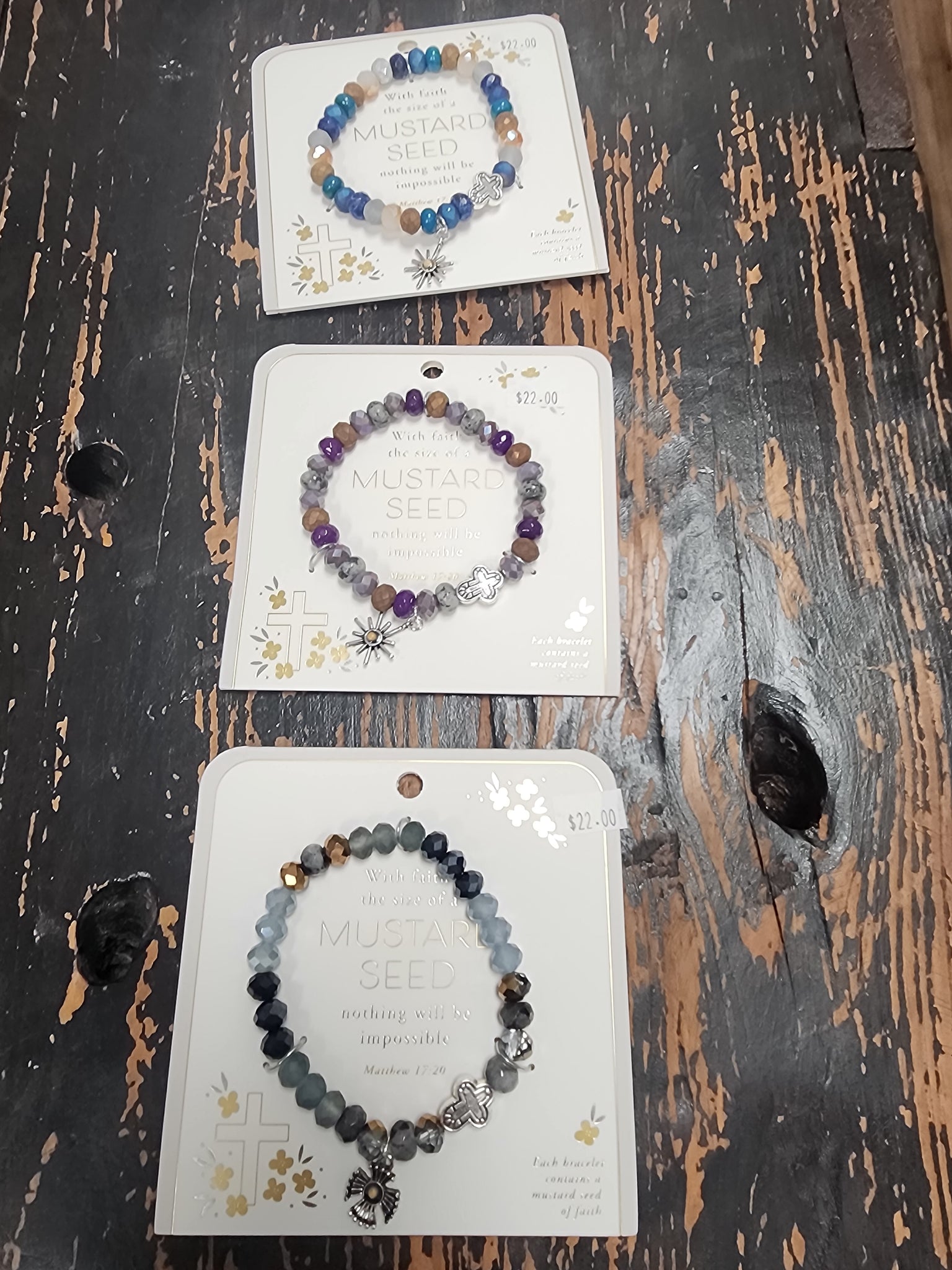 Mustard seed Faith bracelets