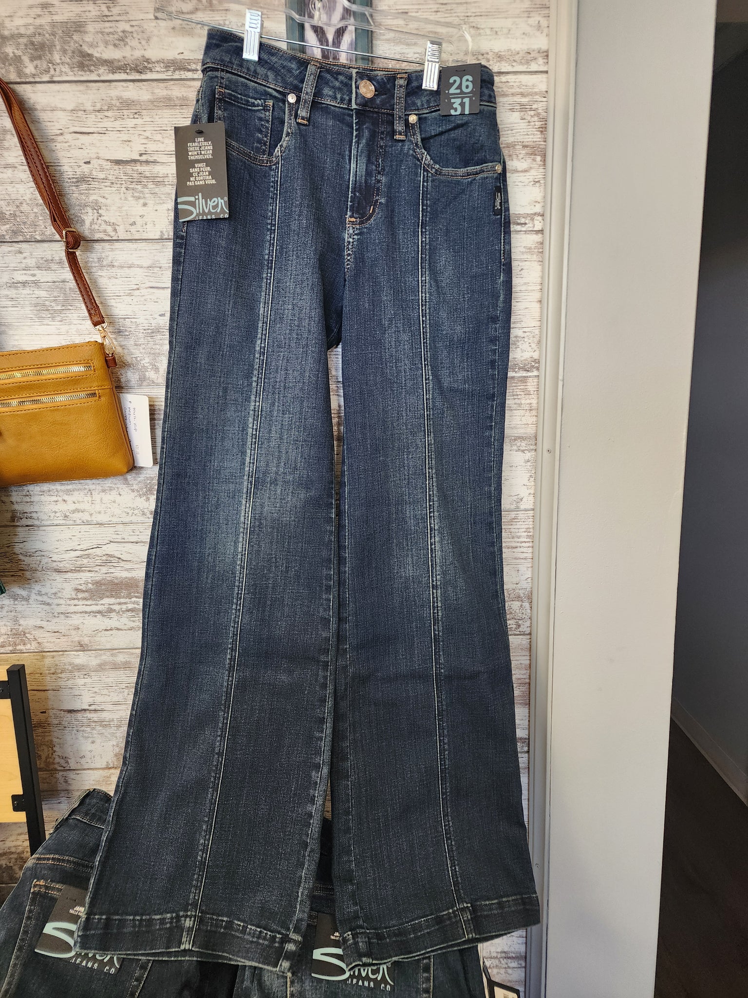 Avery high waist wide leg trouser jean