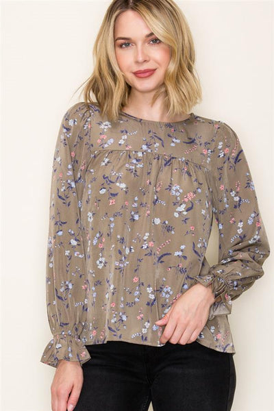 Olivia floral top small to xl