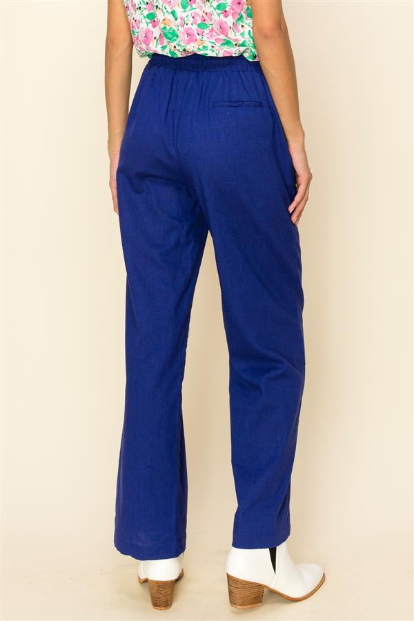 Meg royal linen pant