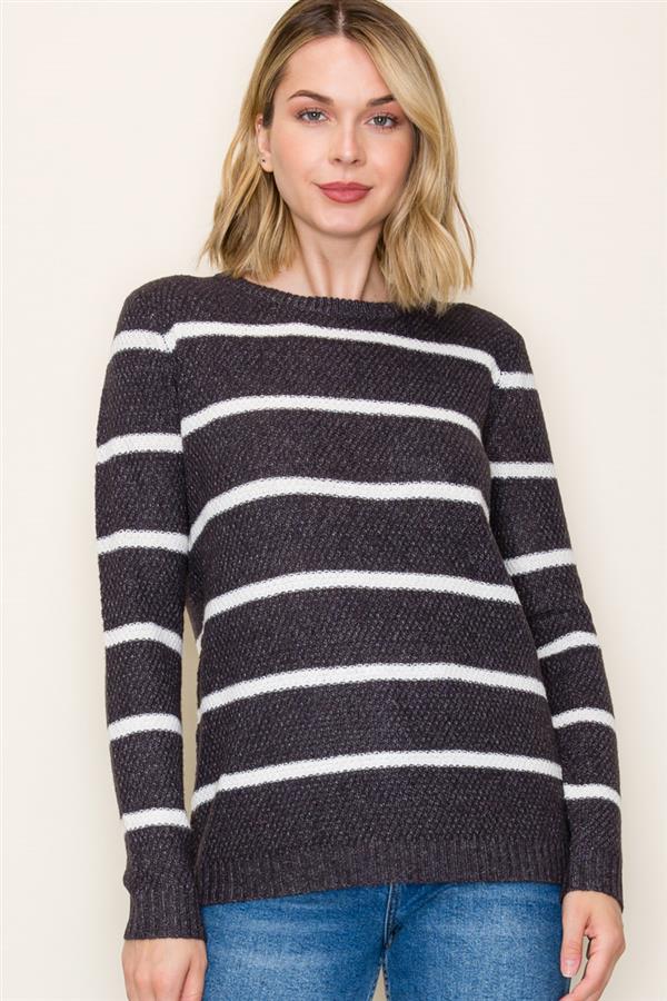 Liza  various waffle striped sweaters small to xl