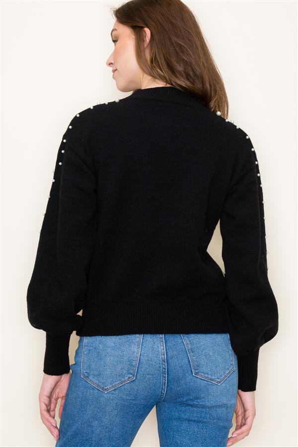 Pearl black sweater