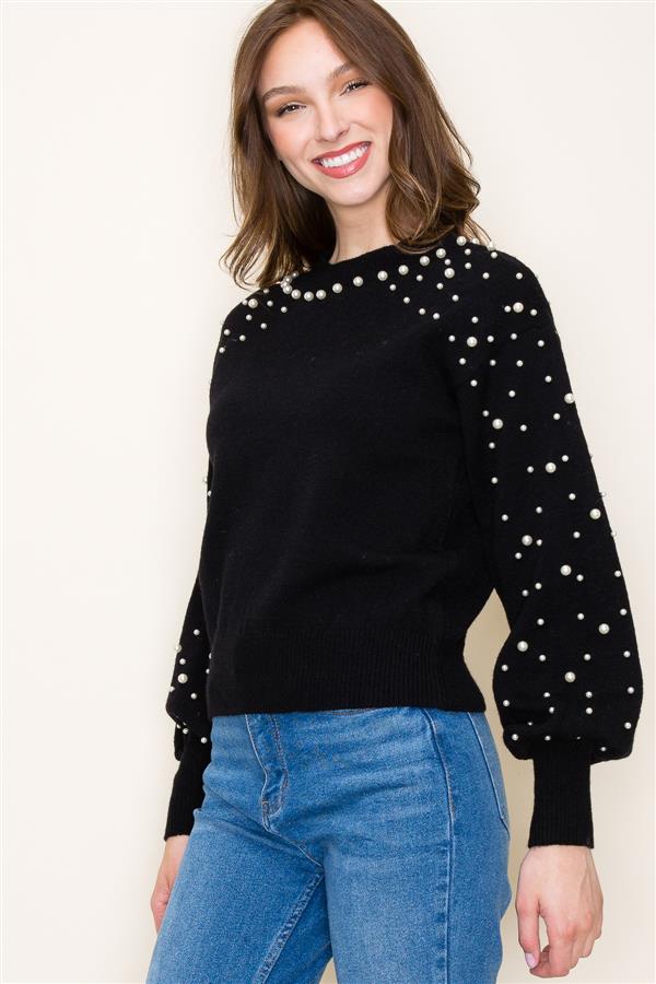 Pearl black sweater