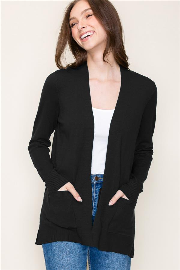 Teacher black cardigan small to xl