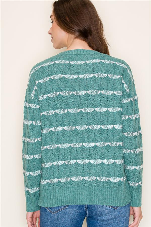 Cassie jade stripe sweater