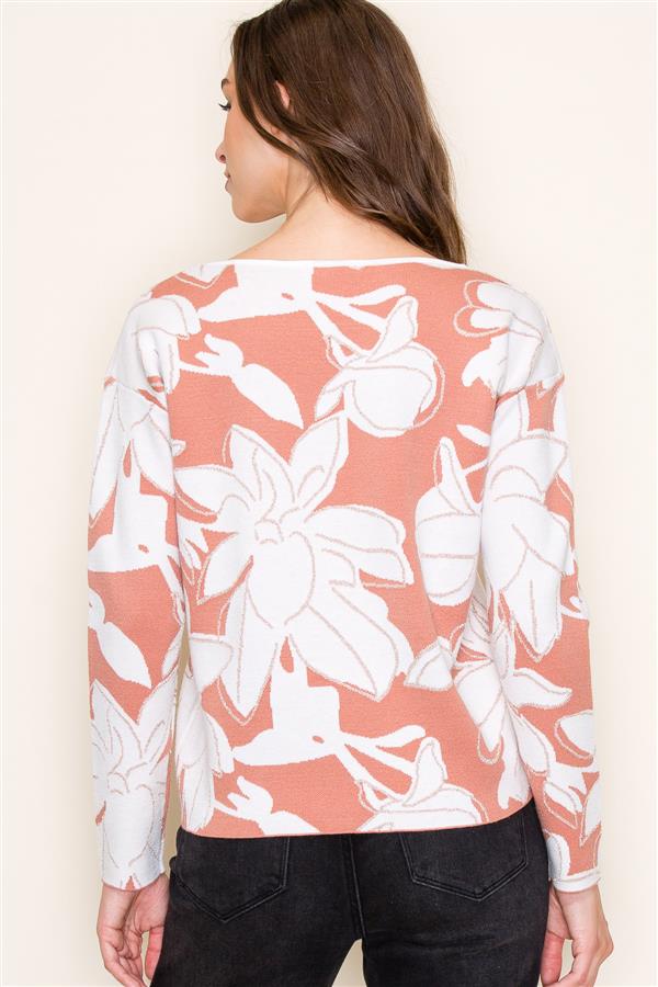 Delilah floral sweater small to xl