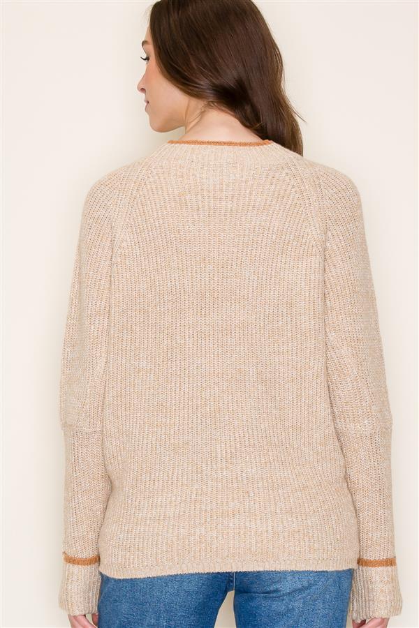 Amy blonde sweater small to XL