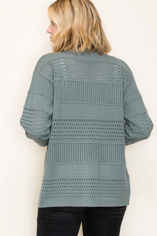 Marla pointelle cardigan various colors  small to xl