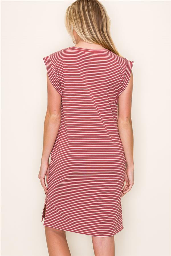 Sofia various colors stripe dress small to xl