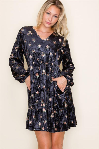 Patrice velvet dress small to xl