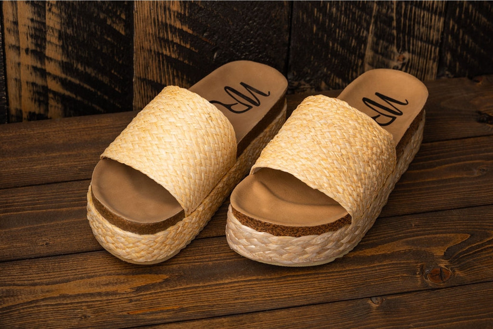 Andi natural rafia sandal