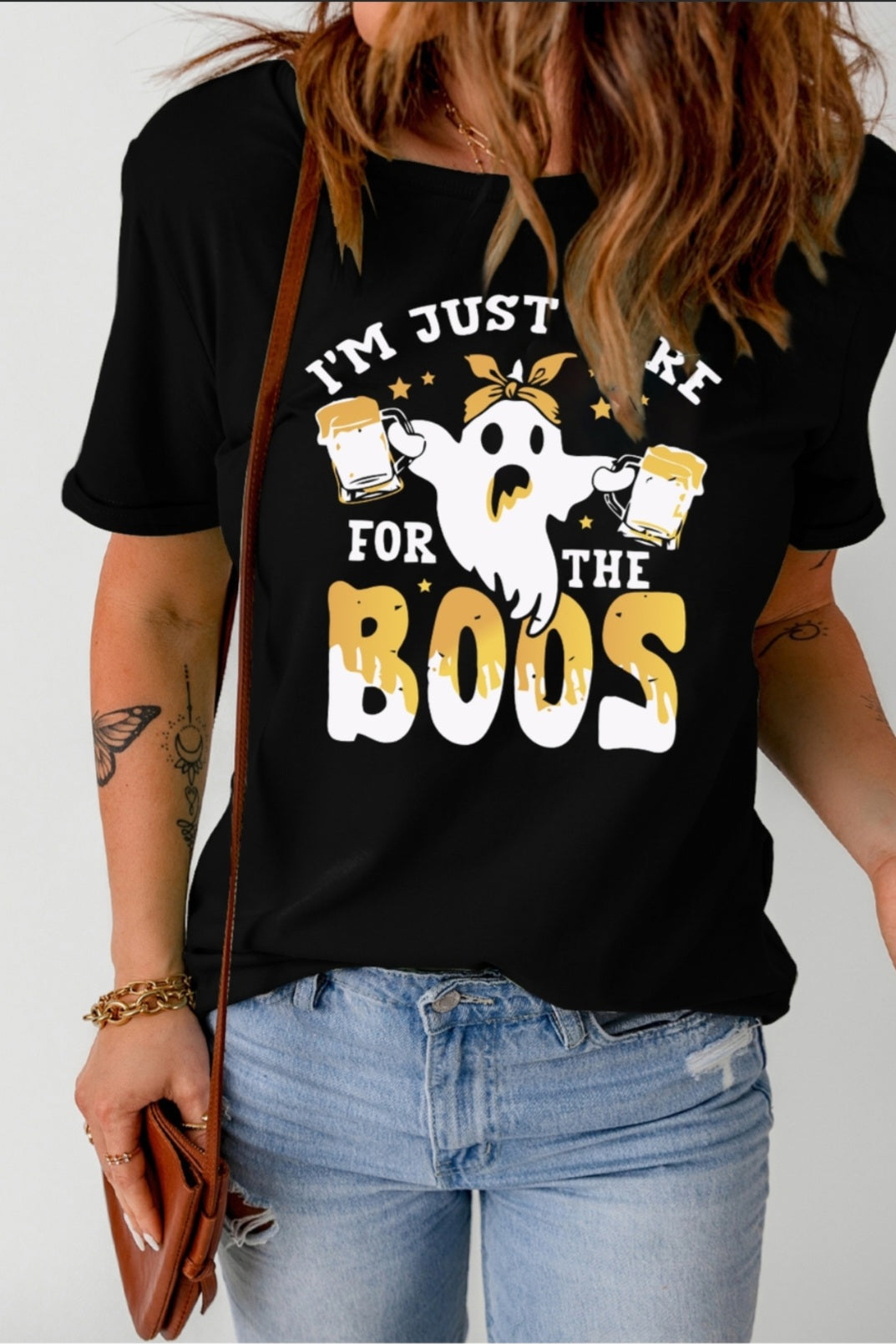 Here for the Boos graphic tee
