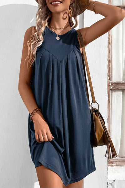 Darcy navy shift dress small to xl