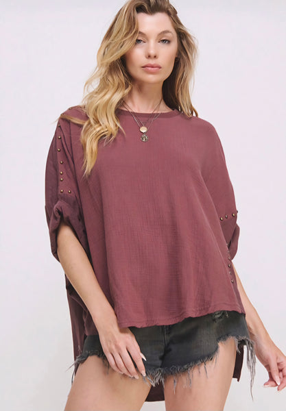 Jill various studded high low top small to  3xl left
