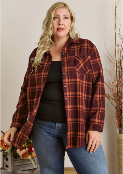 Plus Bobbi shacket