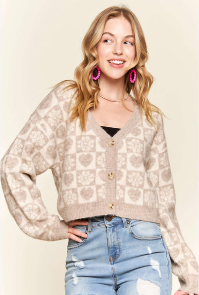 Danita cropped sweater small to large