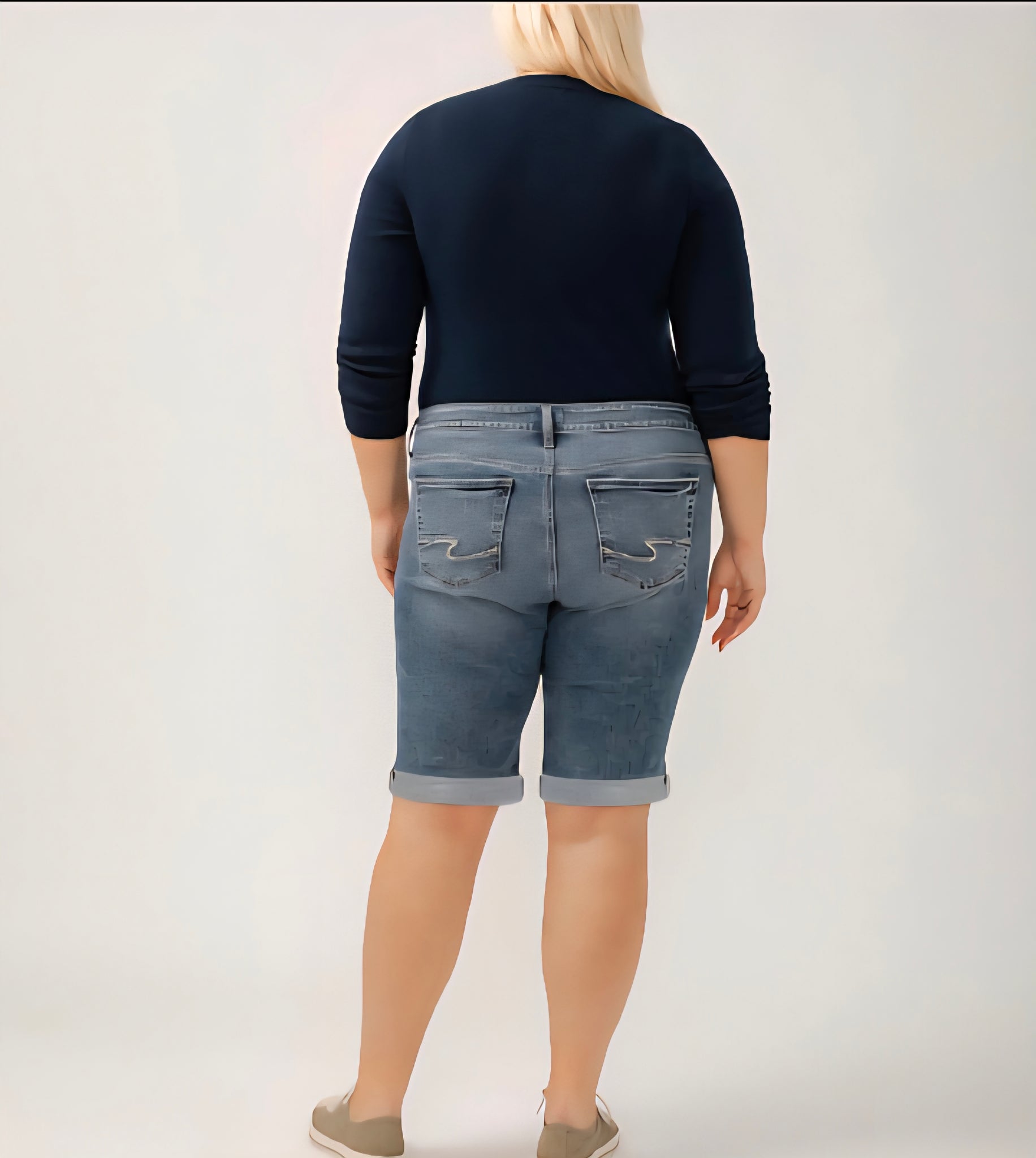 Plus Elyse Bermuda short