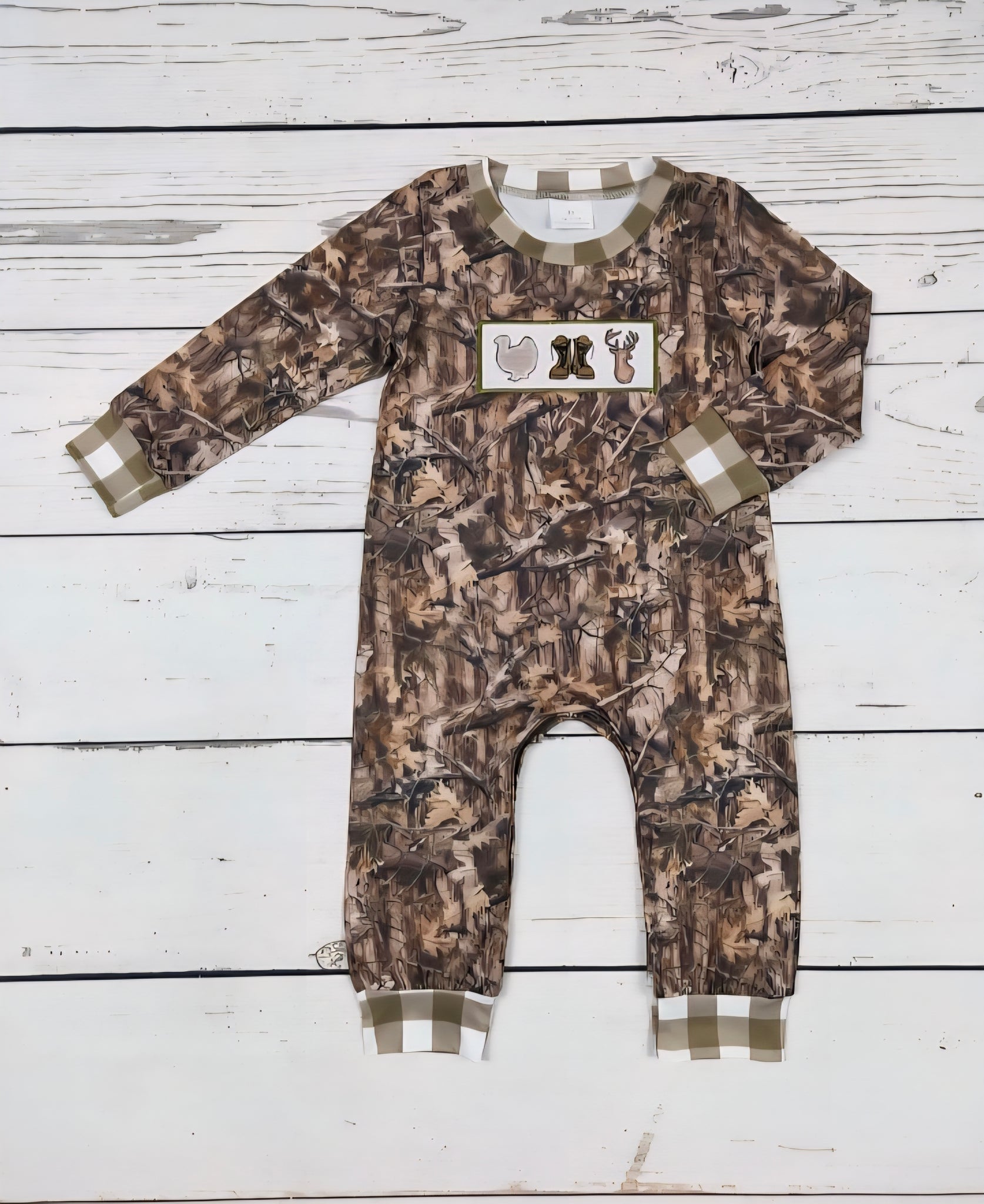 Bennie camouflage romper