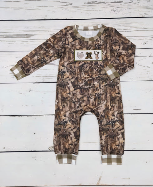 Bennie camouflage romper