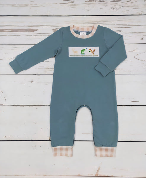Huntly boy romper