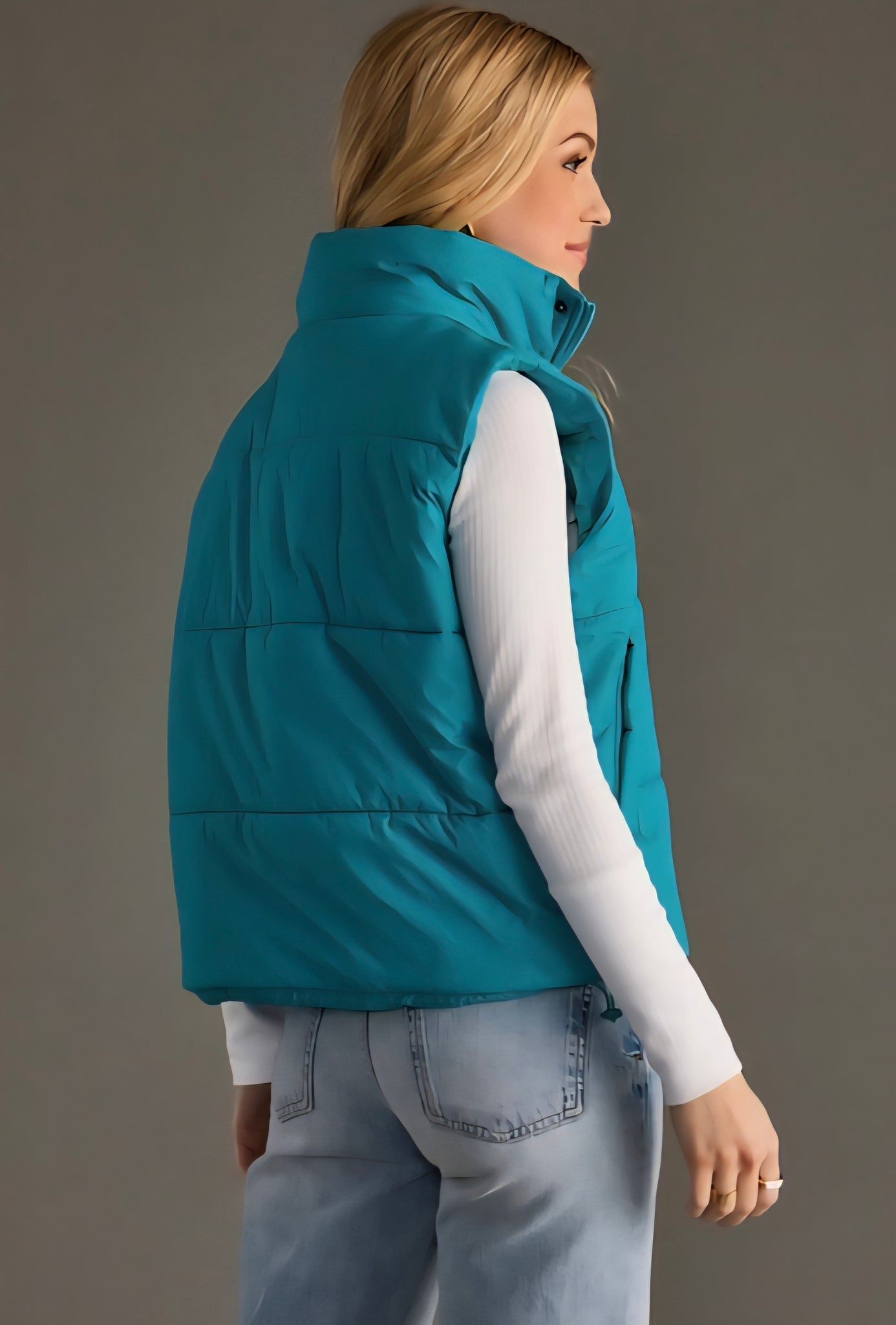 Lynn various puff vests small to xl