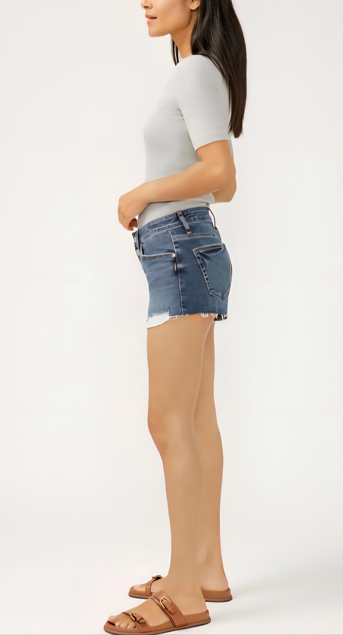 Cayo costa Boyfriend button front short