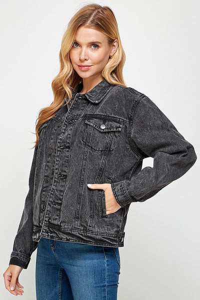 Denim Jackets vintage black