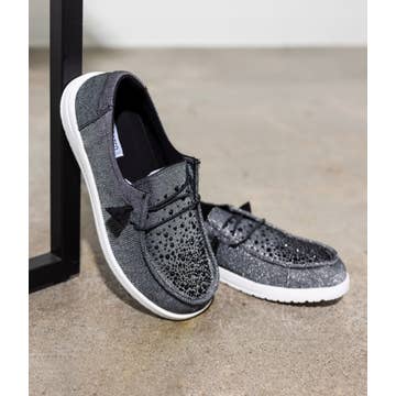 Maco grey water drops shoe