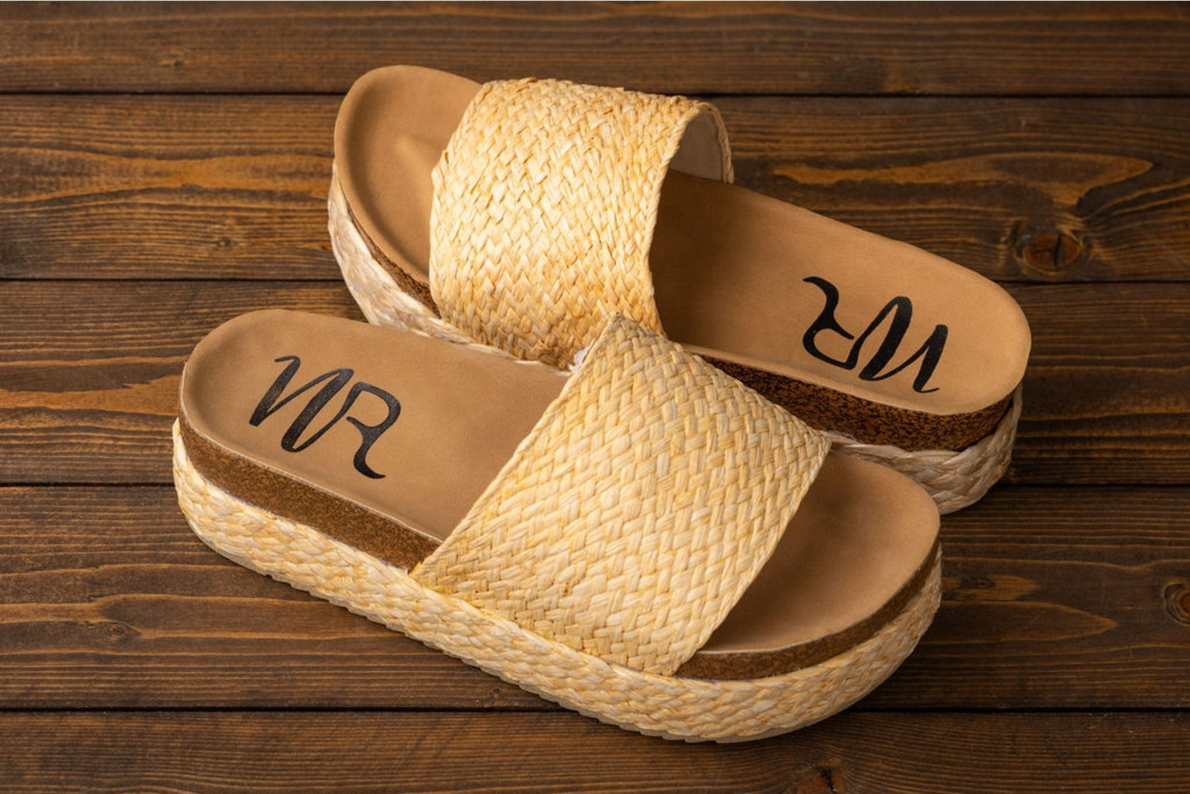 Andi natural rafia sandal