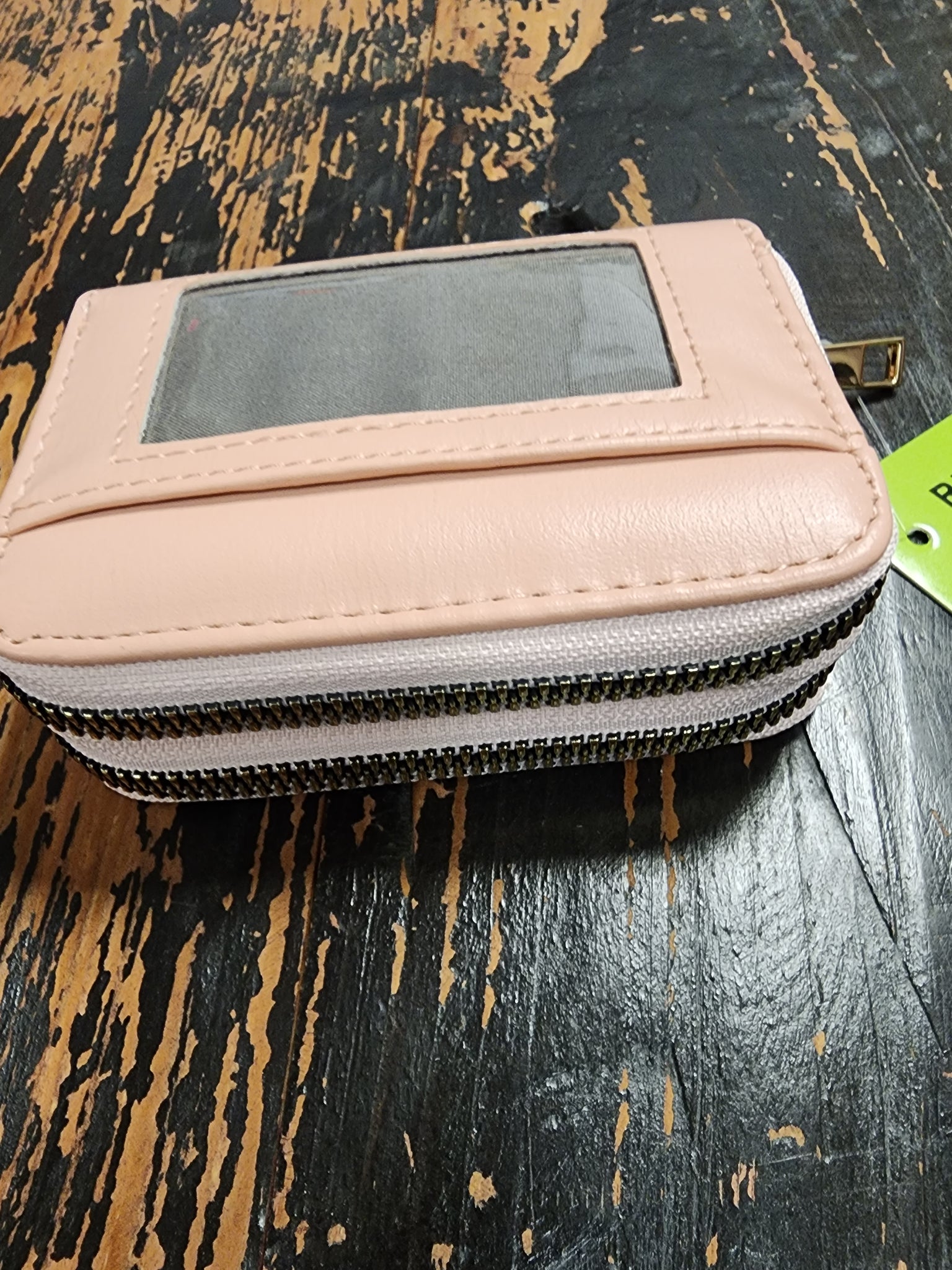Acordian double zip small wallet